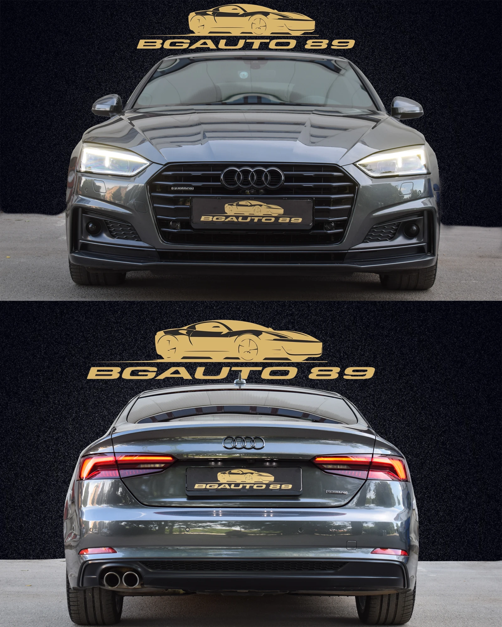 Audi A5 2.0TDI 190k.c. S-LINE FULL, снимка 2 - Автомобили и джипове - 54968991