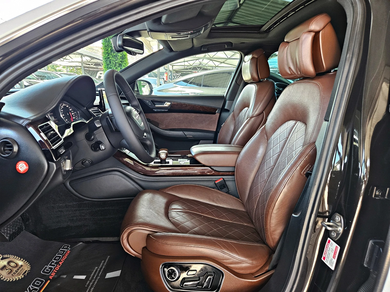 Audi A8 4.2TDI/BOSE/MAСАЖИ/ПОДГРЕВ/ОБДУХ/АМБИЕНТ/ПАМЕТ/LIZ, снимка 14 - Автомобили и джипове - 55727239