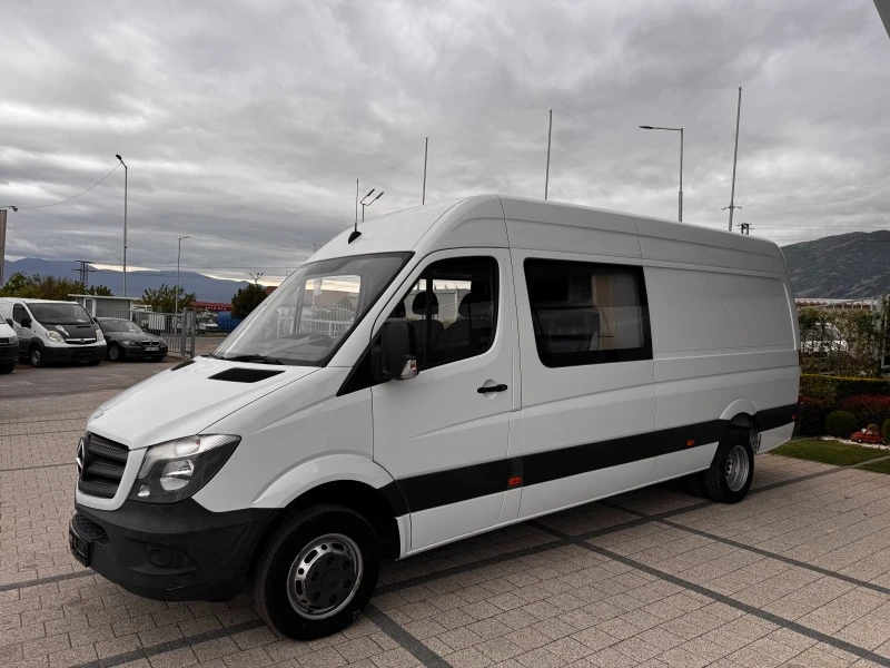 Mercedes-Benz Sprinter MAXI до 3, 5т. Товаропътнически 7-местен Клима, снимка 2 - Бусове и автобуси - 45527974