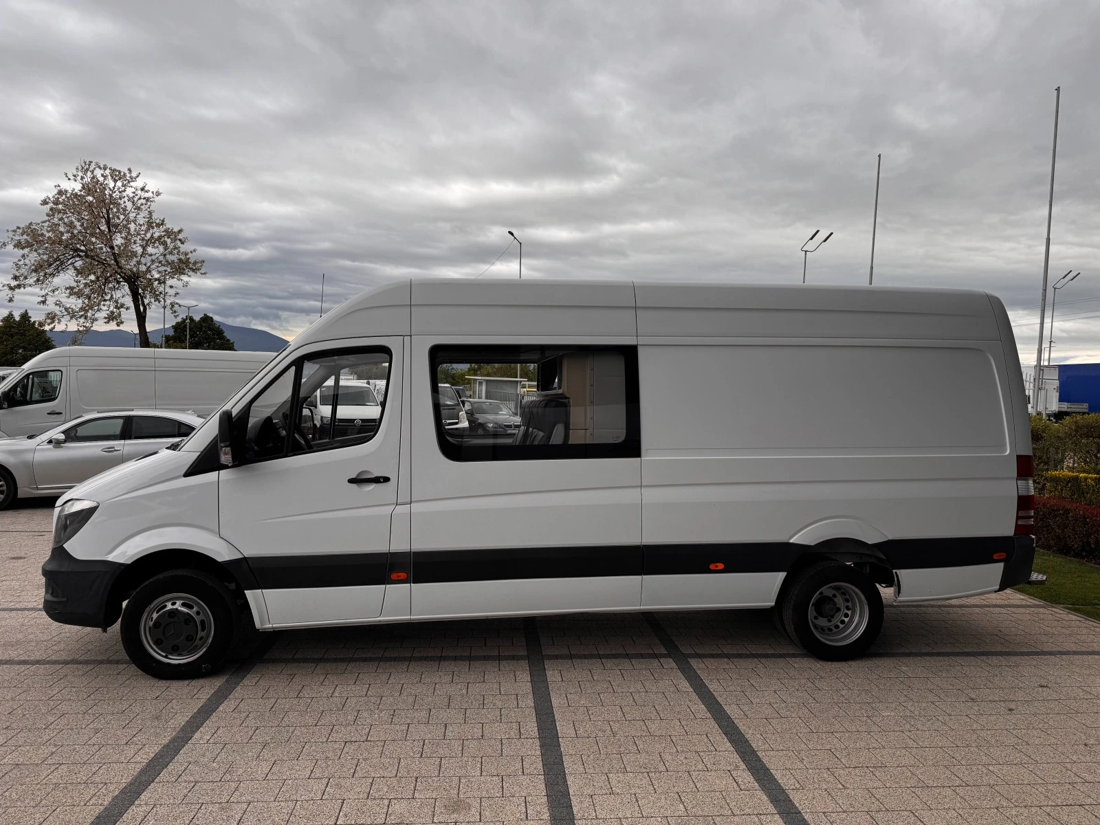 Mercedes-Benz Sprinter MAXI до 3, 5т. Товаропътнически 7-местен Клима - изображение 3