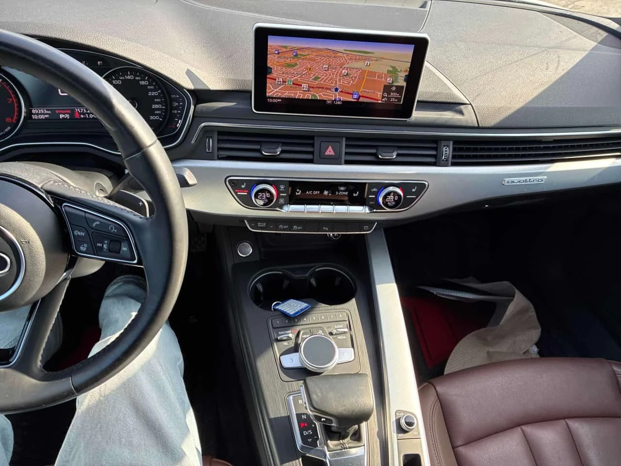 Audi A4 * АВТО КРЕДИТ* ЦЕНА ДО БГ * СЕРВИЗНА ИСТОРИЯ *  - изображение 9