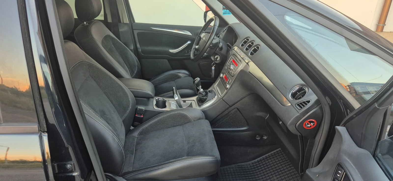 Ford S-Max 2.0-TDCI* 7м* 6ск.* Панорама* Кожа* , снимка 5 - Автомобили и джипове - 54981463