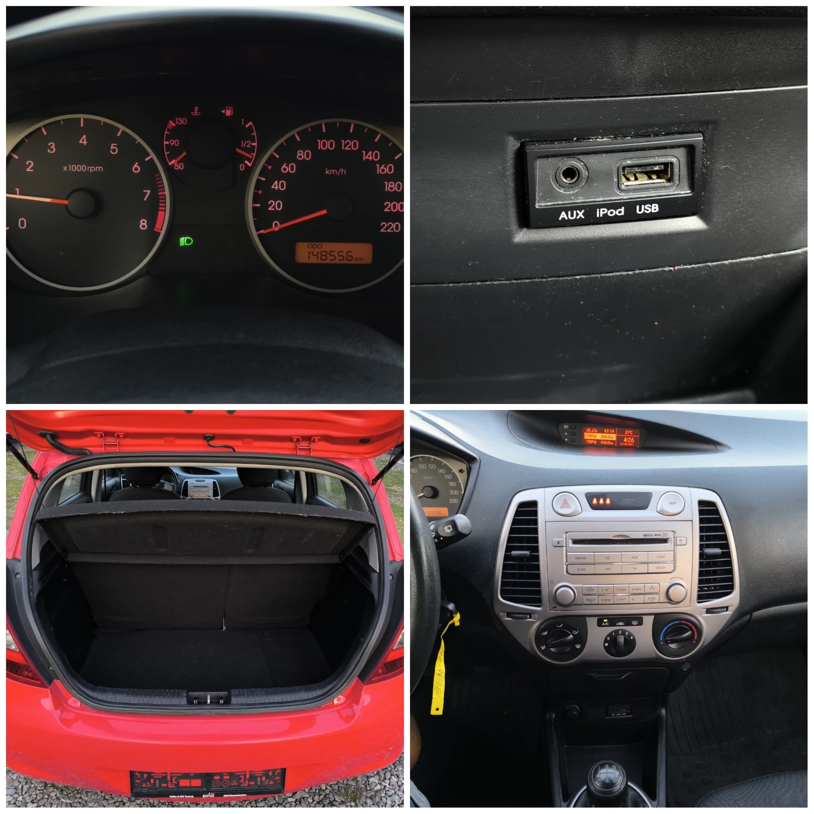 Hyundai I20 -1.2i-78кс(4-цилиндъра, верига)-КЛИМАТИК-EURO 5-, снимка 17 - Автомобили и джипове - 55922314