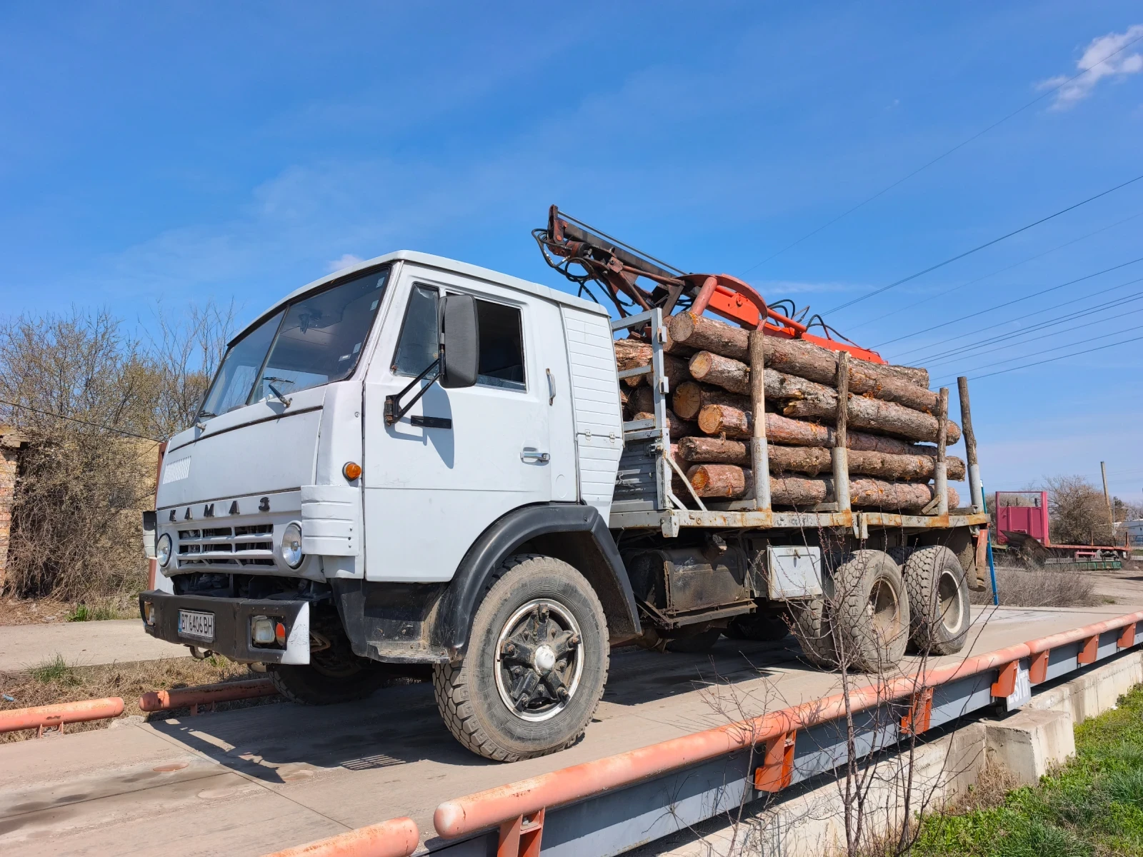 Kamaz 53212 Кран
