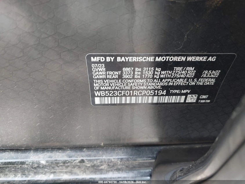 BMW iX xDrive50, снимка 9 - Автомобили и джипове - 54664192