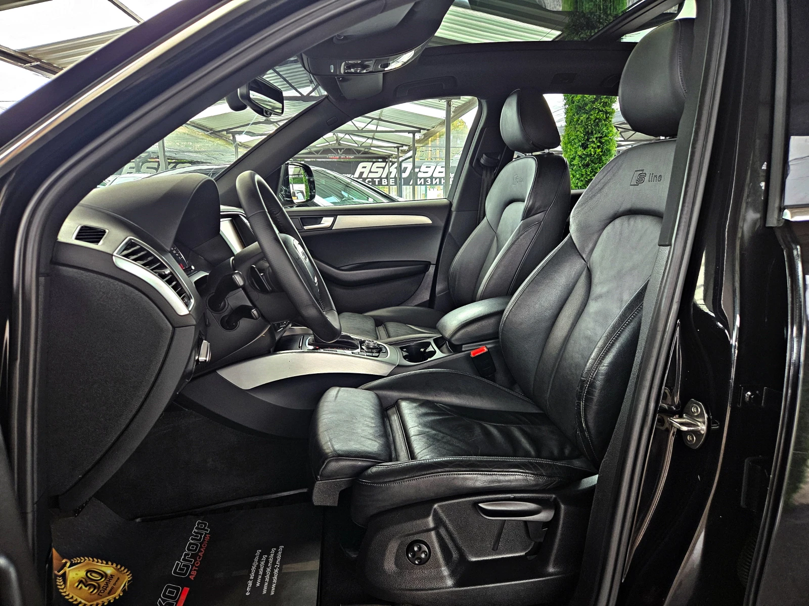 Audi Q5 S-LINEx3/239PS/PANORAMA/ПОДГРЕВ/RECARO/LIZING, снимка 15 - Автомобили и джипове - 55406205
