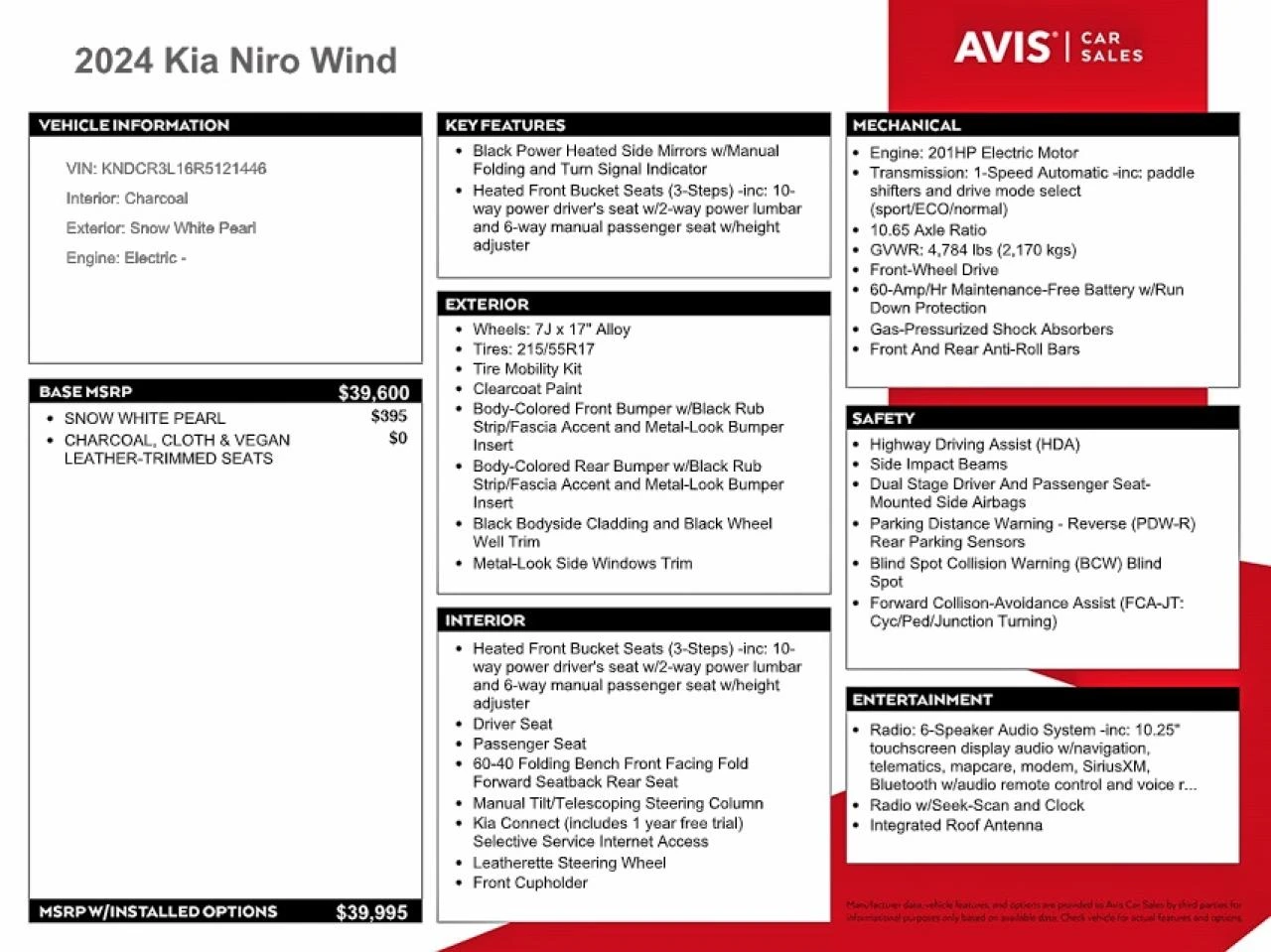 Kia Niro 0.0l Ev Wind, снимка 13 - Автомобили и джипове - 54903047
