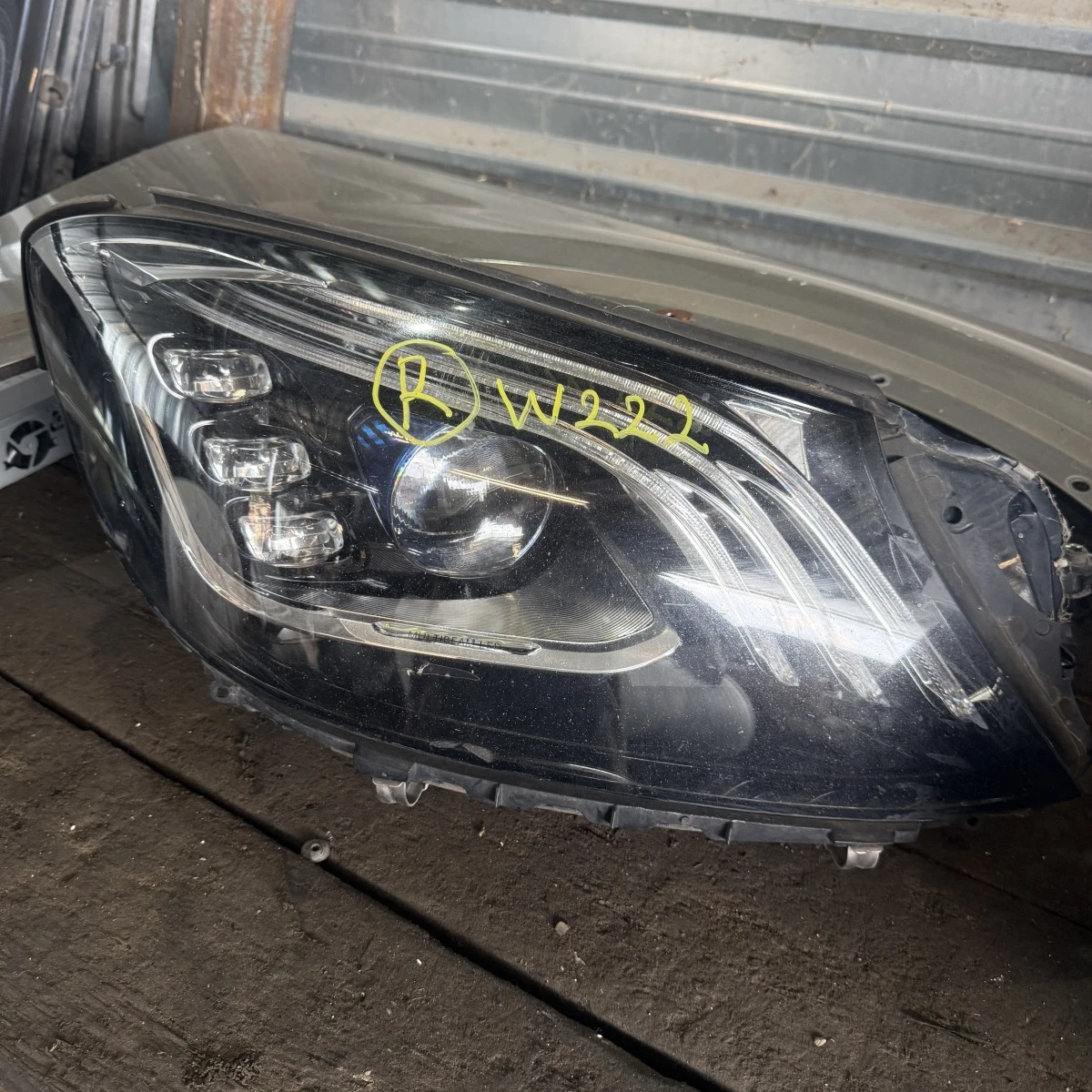 Десен фар Mercedes W222 Facelift 2019 Multibeam LED A2229067803 ном 500