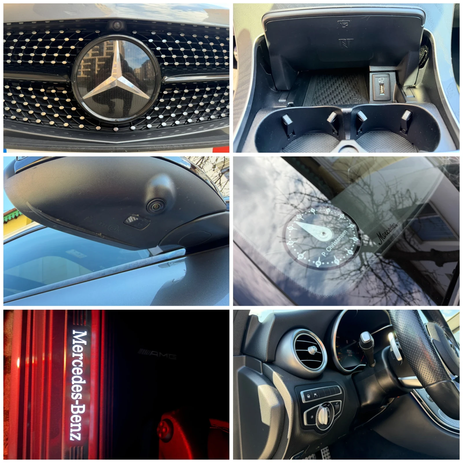Mercedes-Benz C 220 cdi/AMG/Multibeam/Keyless/Pano/BURM/Distronic+ , снимка 14 - Автомобили и джипове - 54102192