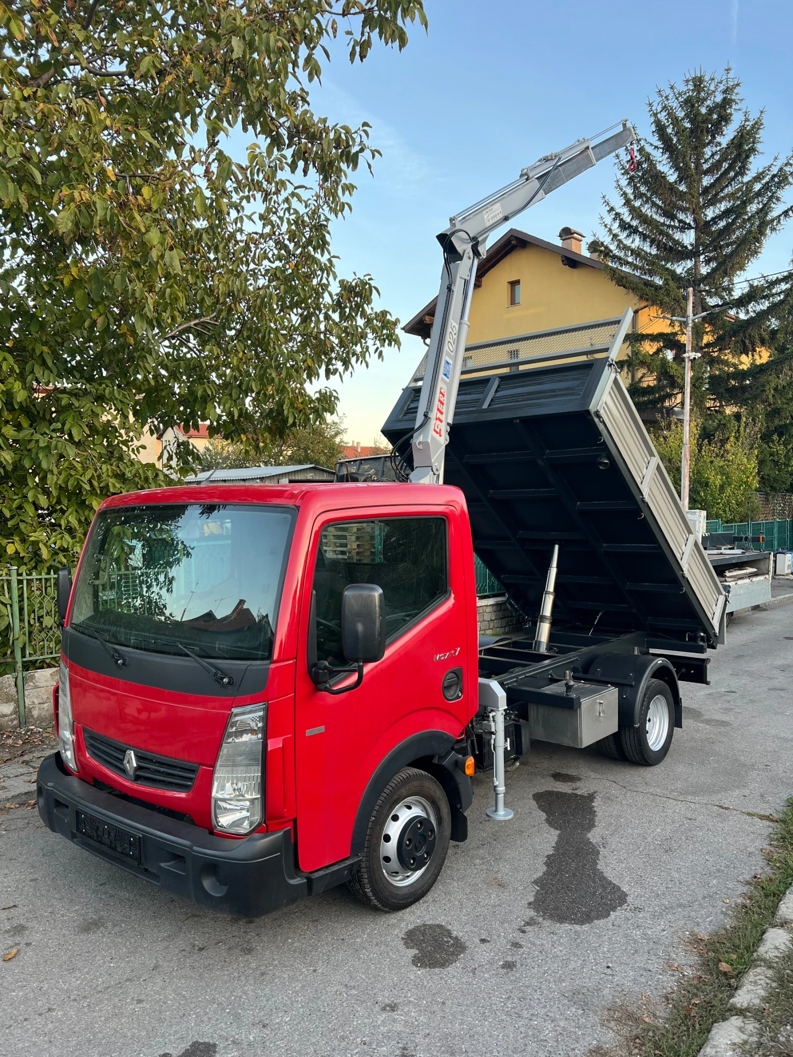 Renault Maxity САМОСВАЛ+ КРАН-НОВ ВНОС ОТ ИТАЛИЯ, снимка 1