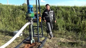 Други специализирани машини Друга Мобилна сондажна машина Mini50-220V до 50 метра, снимка 5