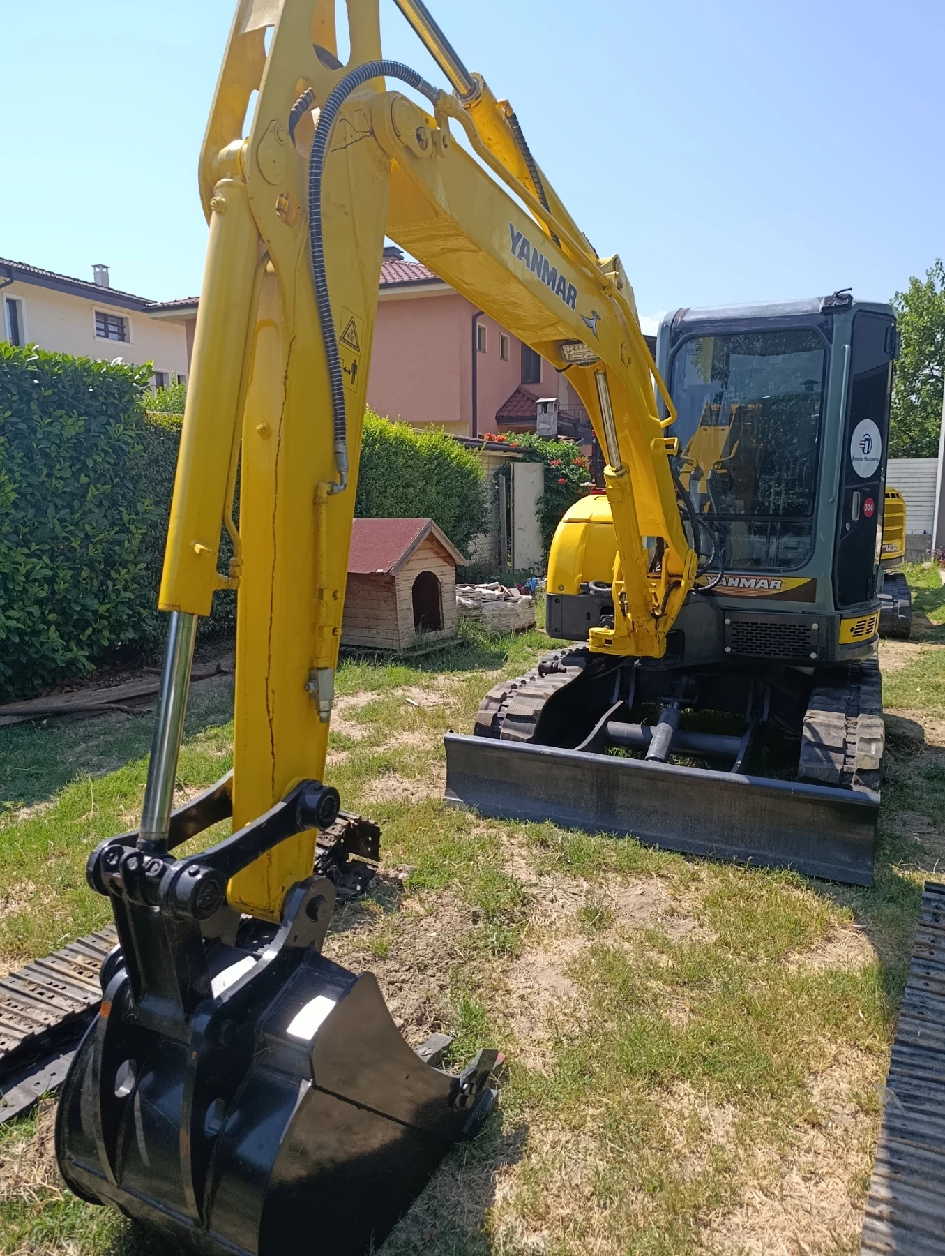 Багер Yanmar Vio55, снимка 3 - Индустриална техника - 55556813