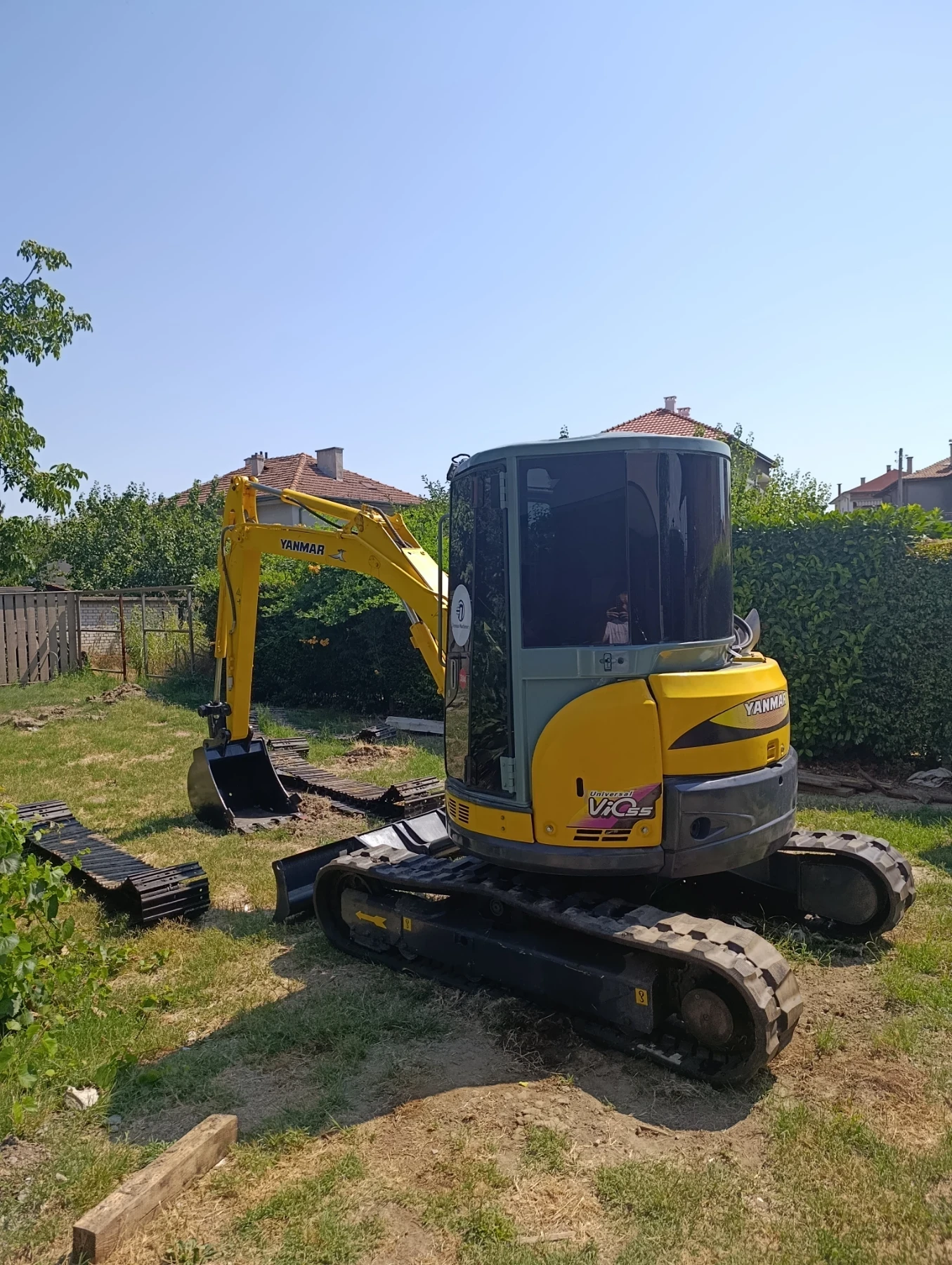 Багер Yanmar Vio55, снимка 2 - Индустриална техника - 55556813