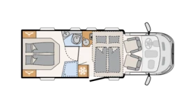 Кемпер Dethleffs JustGo T 7055 DBL, снимка 6