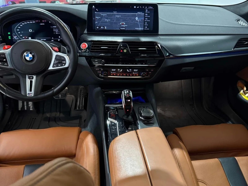 BMW M5 * Competition * CARFAX * БЕЗ ПЪРВОНАЧАЛНА ВНОСКА, снимка 9 - Автомобили и джипове - 52862096