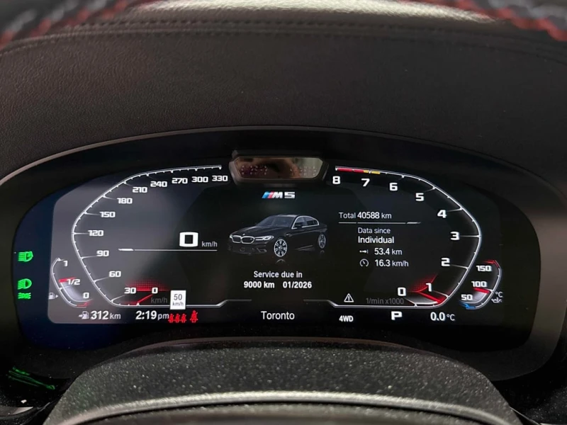 BMW M5 * Competition * CARFAX * БЕЗ ПЪРВОНАЧАЛНА ВНОСКА, снимка 8 - Автомобили и джипове - 52862096