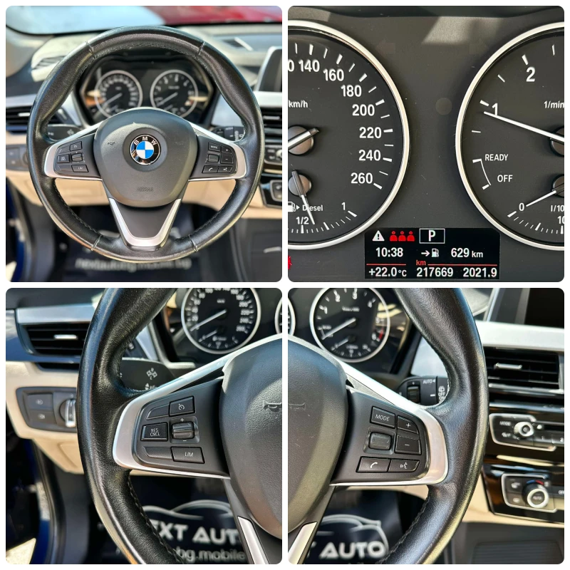 BMW X1 2.0D 4x4 E6B АВТОМАТ КОЖА НАВИ, снимка 13 - Автомобили и джипове - 53175426