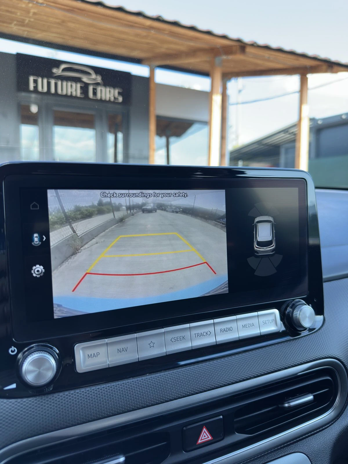 Hyundai Kona 64KWh/PRIME/КОЖА/ГАРАНЦИЯ/SOH100%, снимка 13 - Автомобили и джипове - 55645086