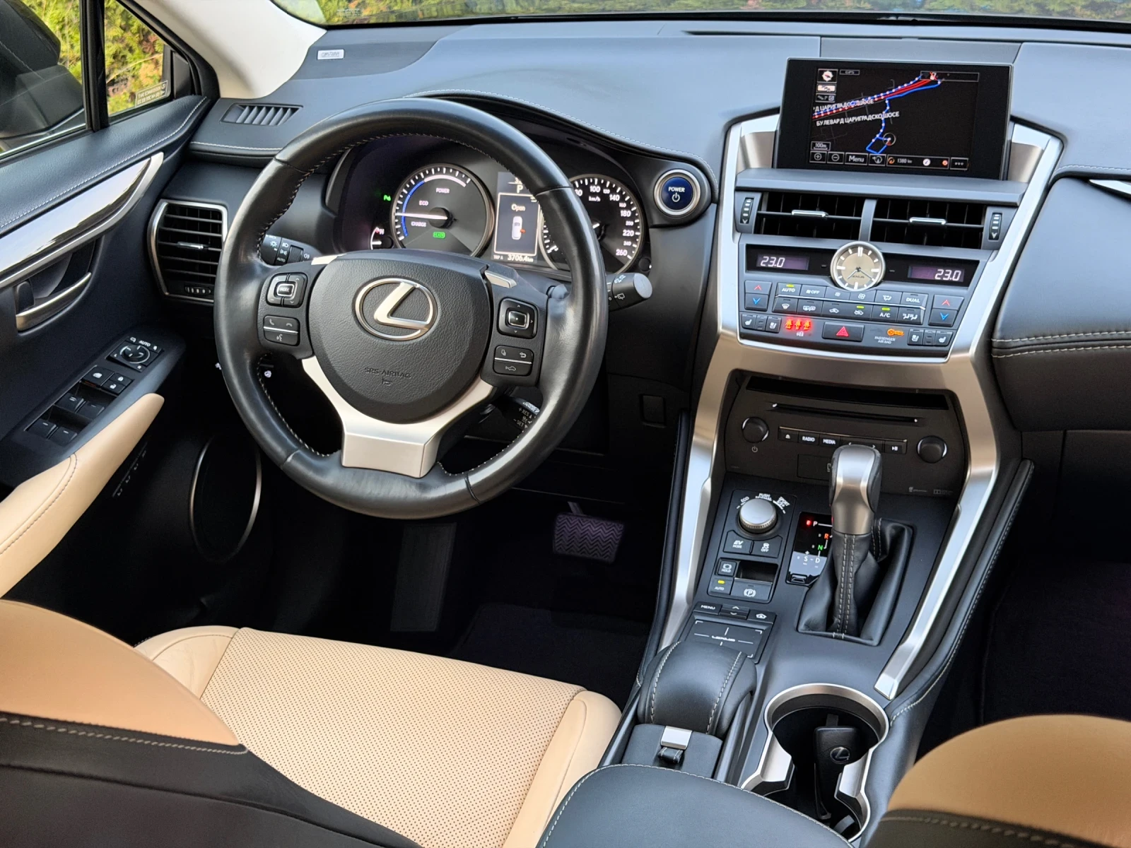 Lexus NX 350h HYBRID-LUXURY-ПОДГРЕВ-OБДУХВАНЕ-MATRIX-FULL-183KM, снимка 12 - Автомобили и джипове - 55786690