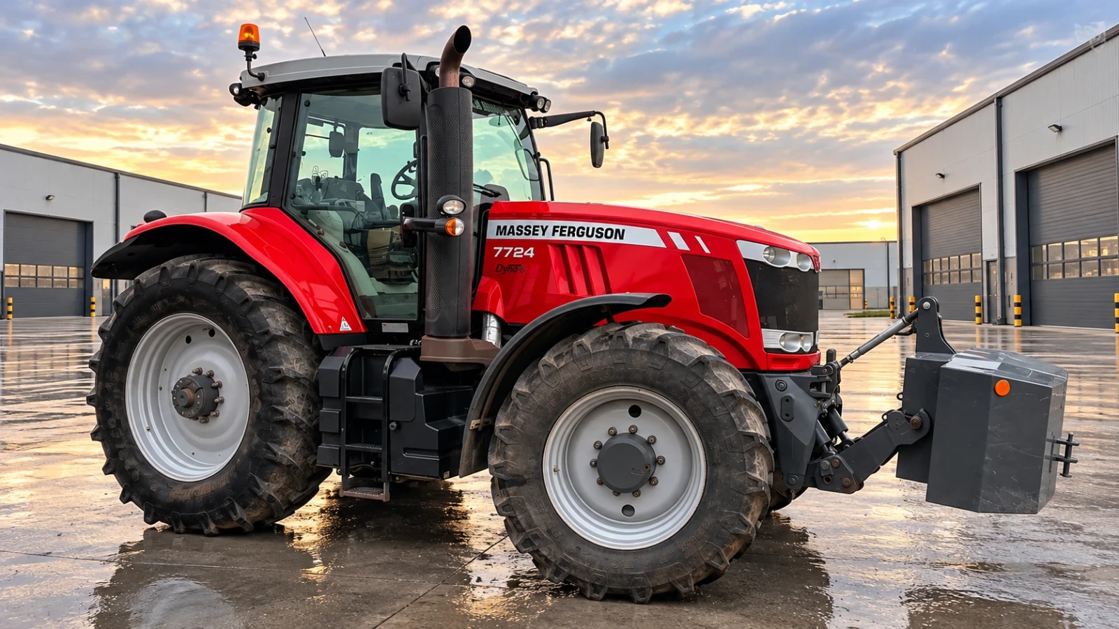 Трактор Massey 7724, снимка 2 - Селскостопанска техника - 56640016