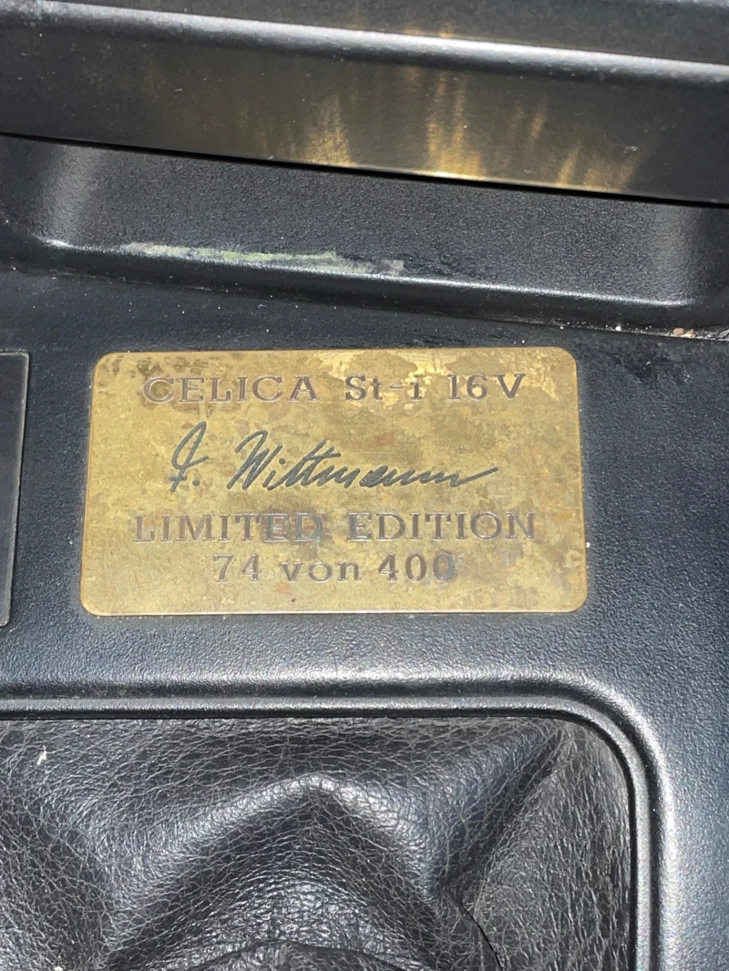 Toyota Celica Limited Edition Franz Wittman 1 of 400, снимка 11 - Автомобили и джипове - 52893689