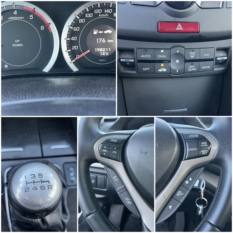 Honda Accord 2.2I-DTEC 150кс 6 СКОРОСТИ АВТОПИЛОТ КЛИМАТРОНИК , снимка 13 - Автомобили и джипове - 52216953