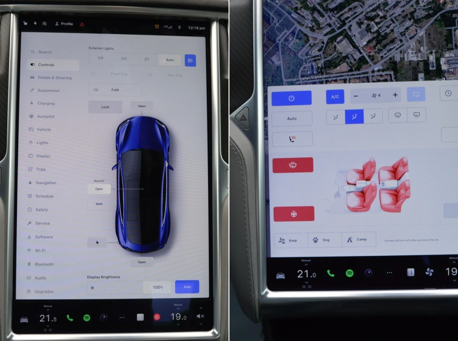 Tesla Model S P85D Ludicrous AWD, снимка 13 - Автомобили и джипове - 56613022