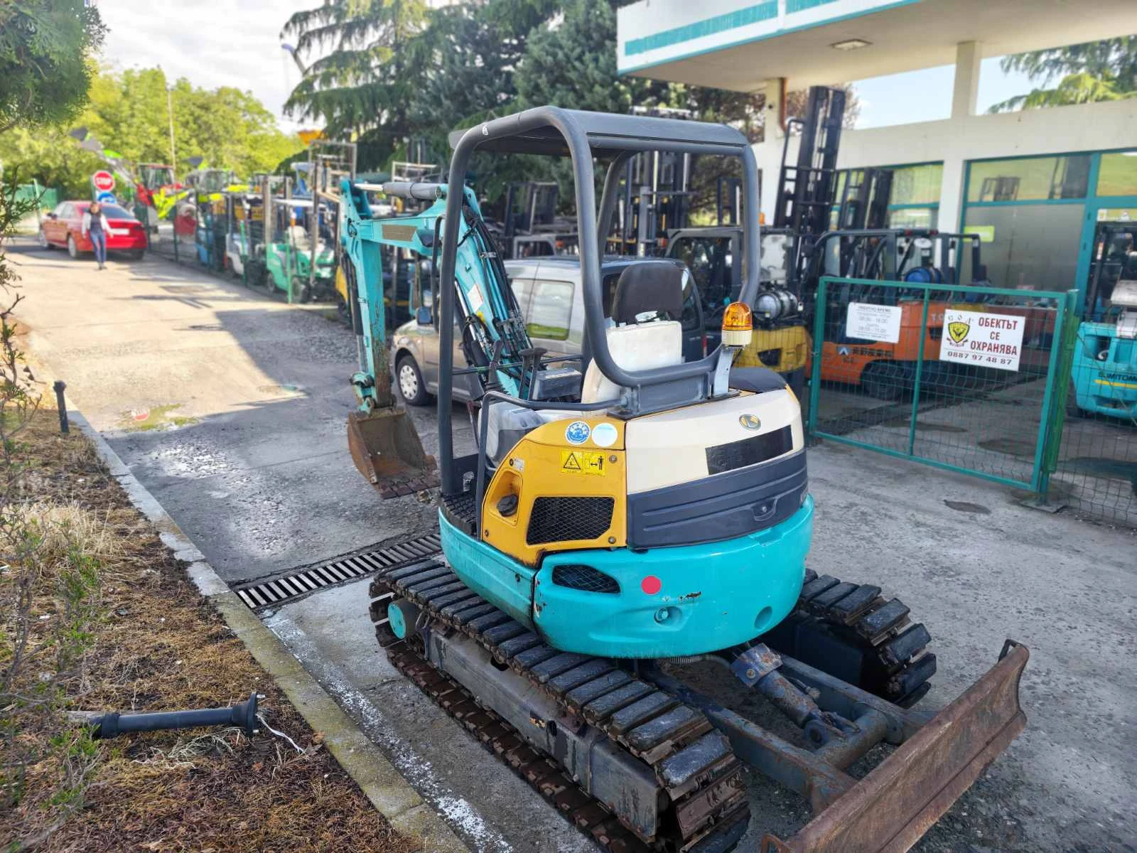 Багер Kubota U30 -2017 год, снимка 2 - Индустриална техника - 54533260
