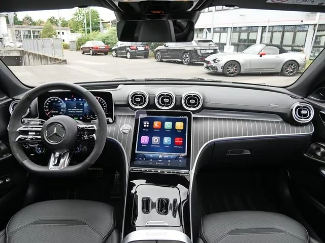 Mercedes-Benz C 63 AMG E-PERFORMANCE 4M BURMESTER PANORAMA , снимка 8 - Автомобили и джипове - 56107876