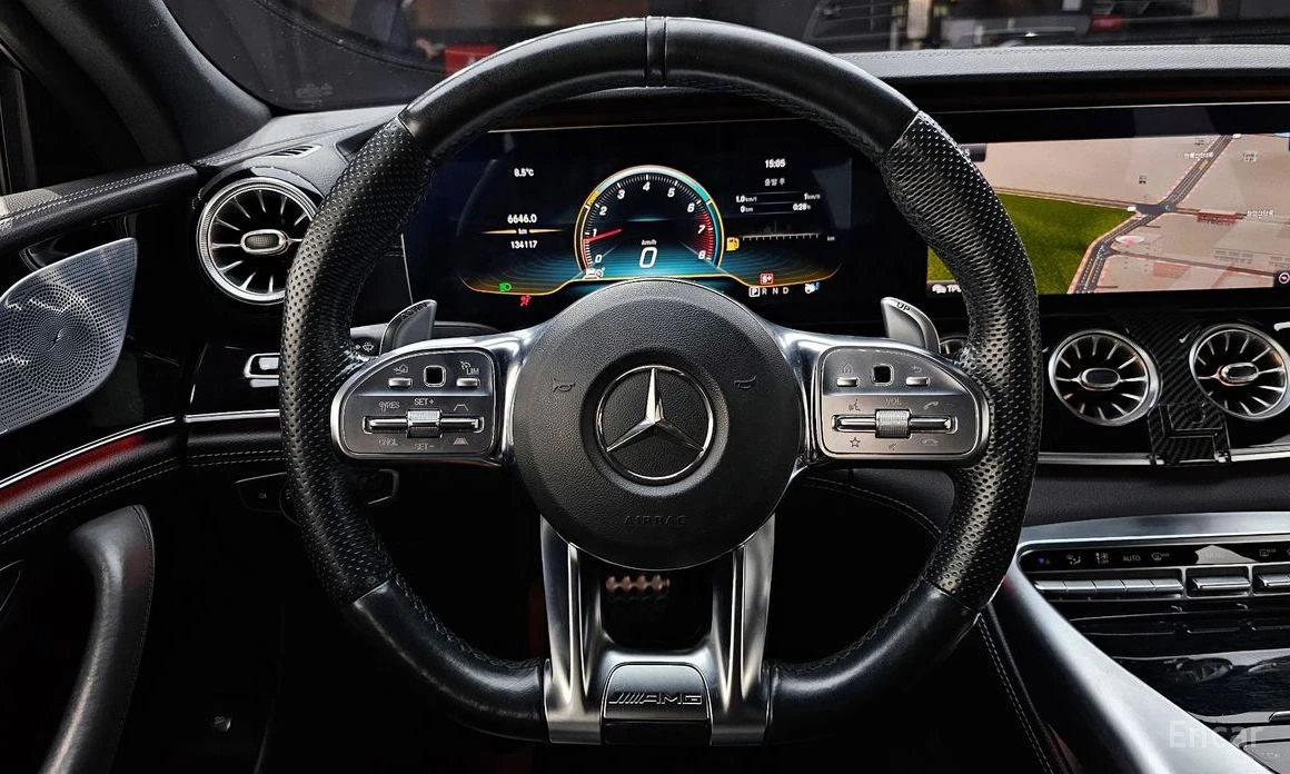 Mercedes-Benz AMG GT 43 4MATIC+ * BURMESTER* HEAD-UP* 360 КАМЕРИ* ОБДУХ, снимка 11 - Автомобили и джипове - 53975941