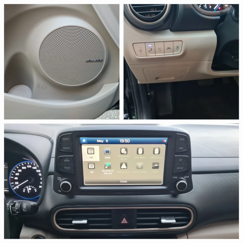 Hyundai Kona 1.6 CRDI 136 к.с. , снимка 16 - Автомобили и джипове - 50170022