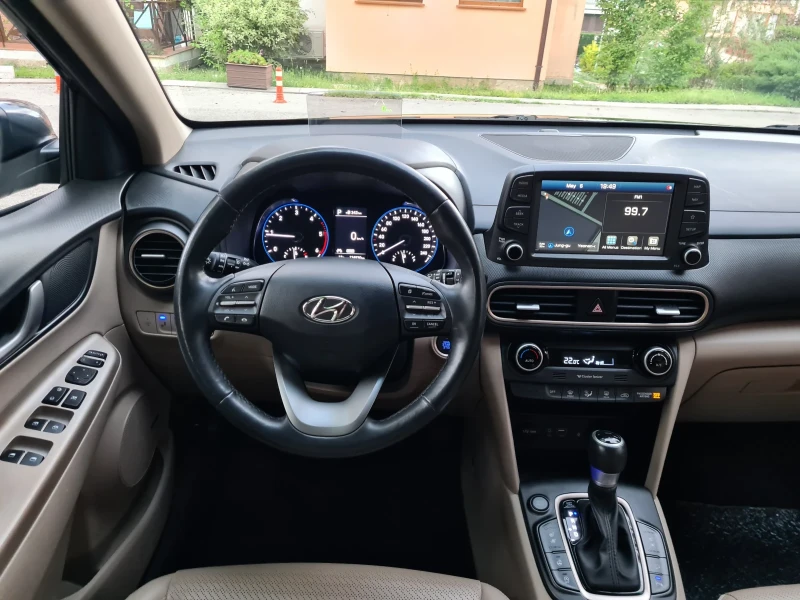 Hyundai Kona 1.6 CRDI 136 к.с. , снимка 13 - Автомобили и джипове - 50170022