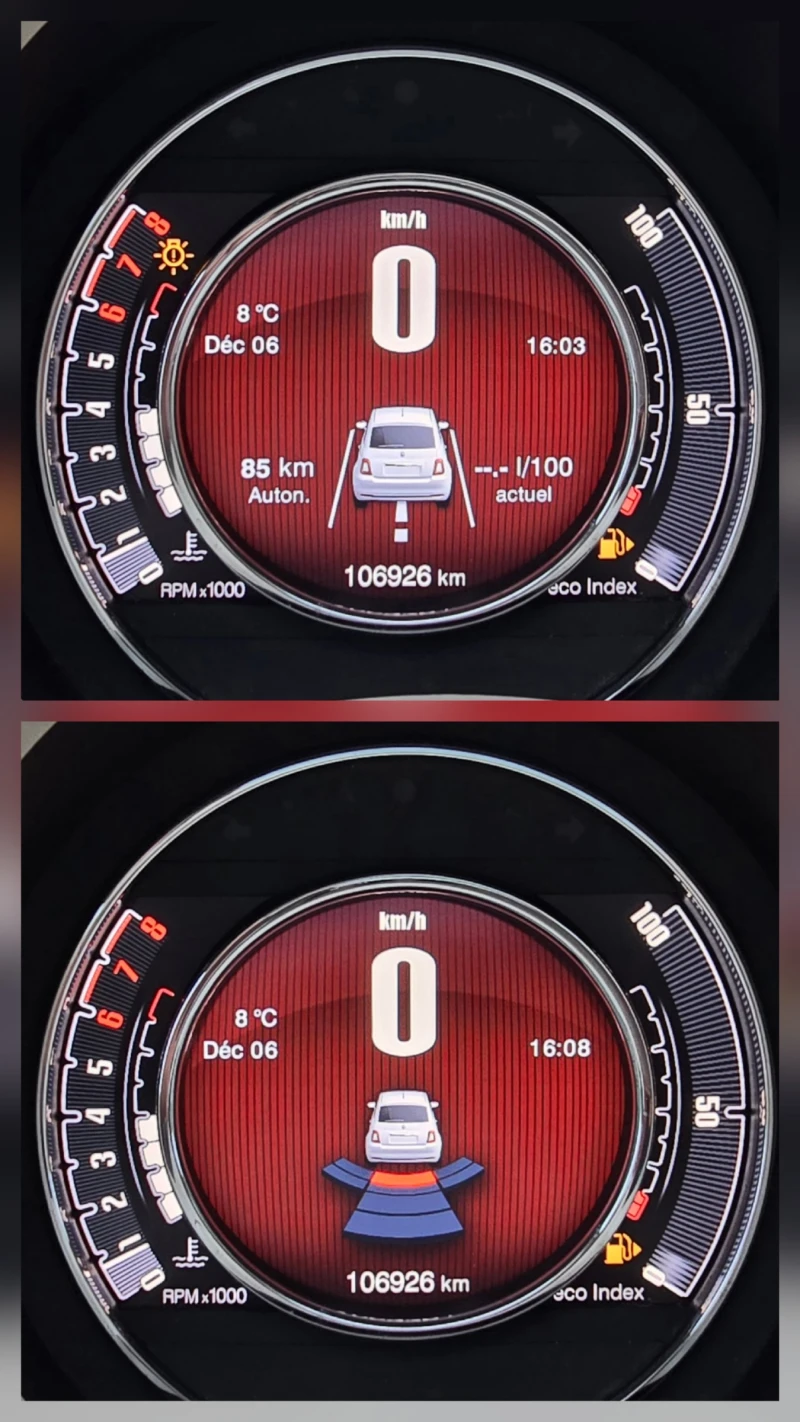 Fiat 500 1.2i* 69кс* Eвро6* FACE LIFT* 106000км, снимка 16 - Автомобили и джипове - 52773817