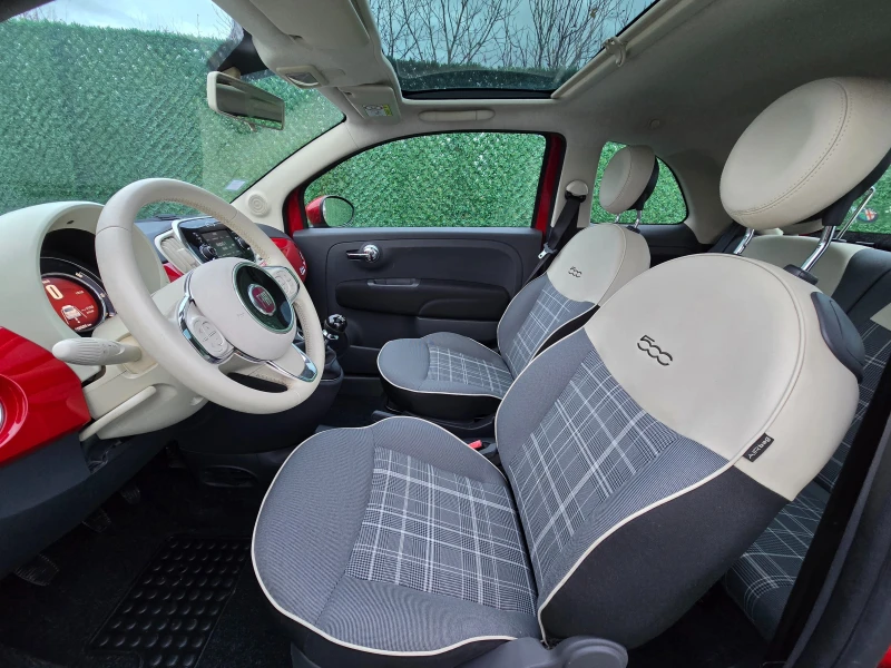 Fiat 500 1.2i* 69кс* Eвро6* FACE LIFT* 106000км, снимка 9 - Автомобили и джипове - 52773817