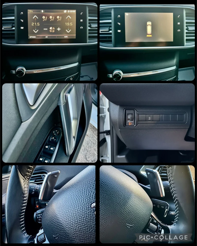 Peugeot 308 1.5HDI, АВТОМАТ, EURO 6B, НАВИГАЦИЯ , снимка 14 - Автомобили и джипове - 47843817