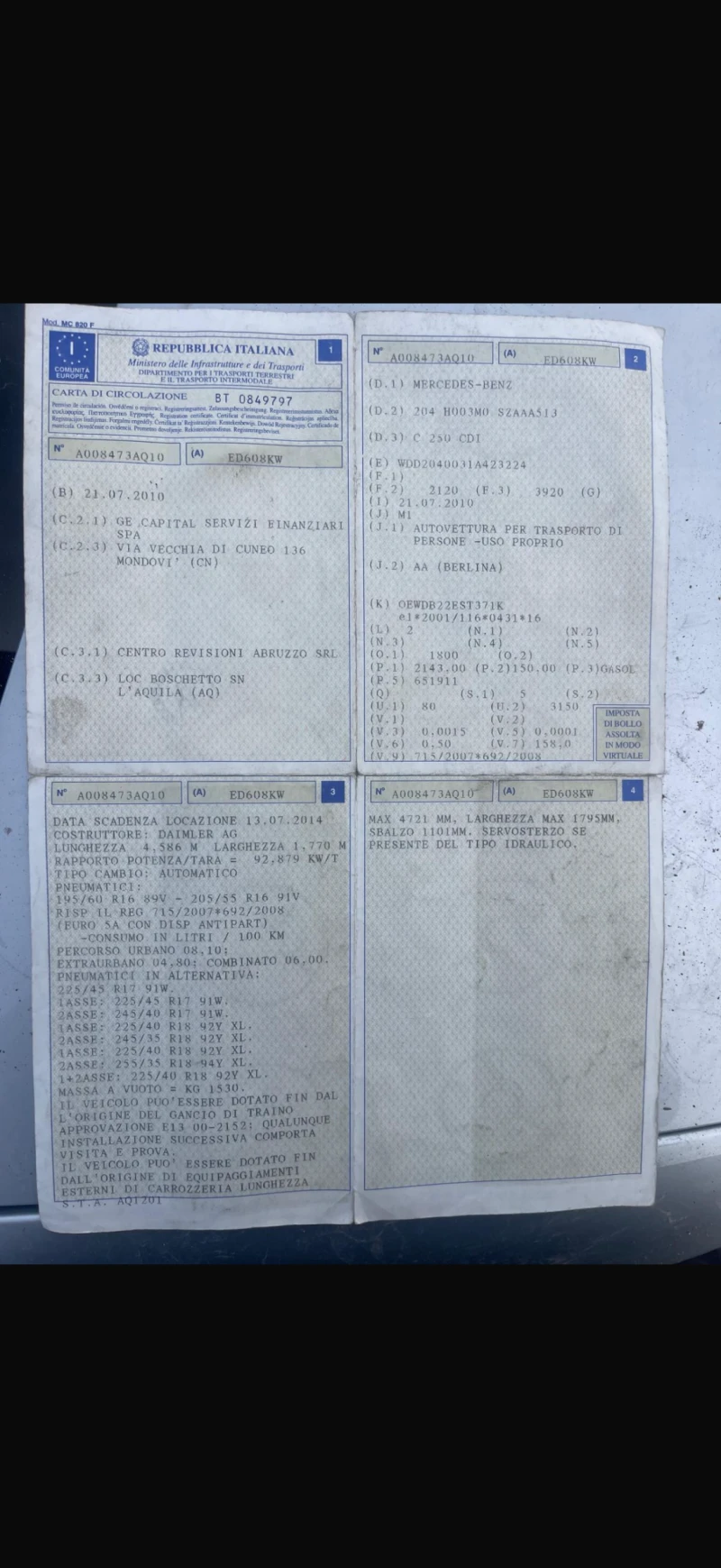 Mercedes-Benz C 250 w-204/ 651911, снимка 6 - Автомобили и джипове - 53594712