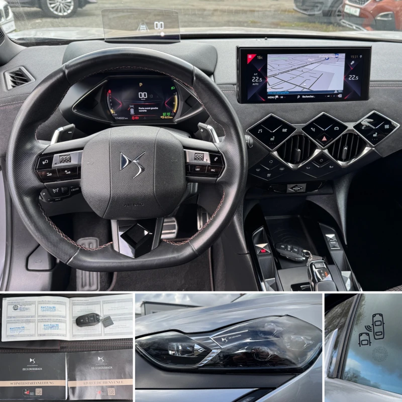 DS DS 3 Crossback 1.5HDI Внос ШВЕЙЦАРИЯ!Автоматик, Камерa, PDC, LED, снимка 16 - Автомобили и джипове - 52663362