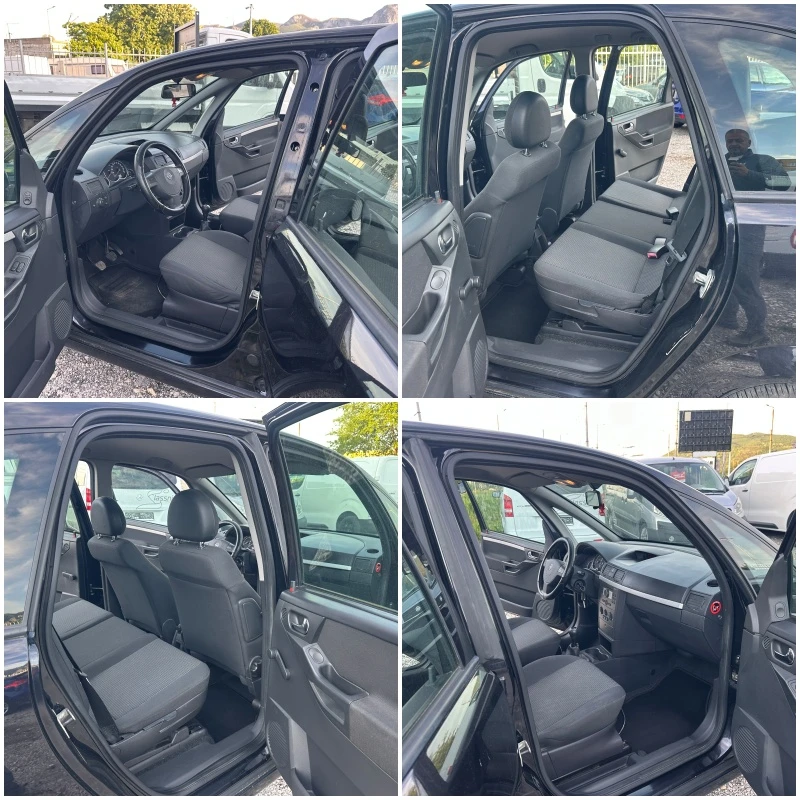 Opel Meriva 1.4i 90kc, снимка 14 - Автомобили и джипове - 54423312