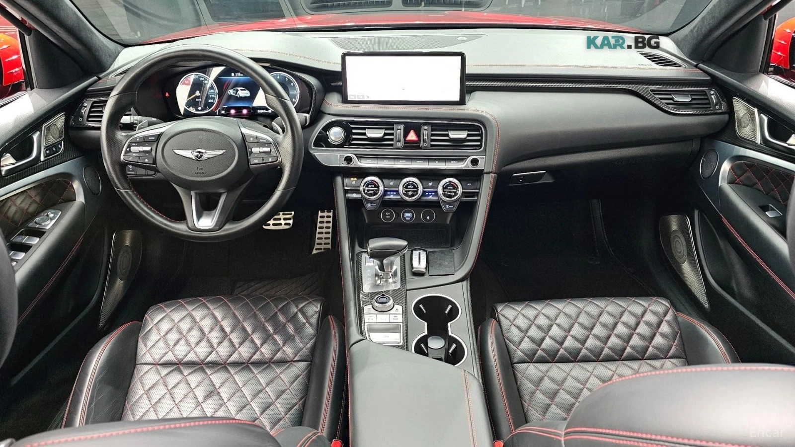 Genesis G70 3.3 T-GDI 4WD* DIGITAL* ОБДУХ* DISTRONIC* HUD, снимка 7 - Автомобили и джипове - 56153095