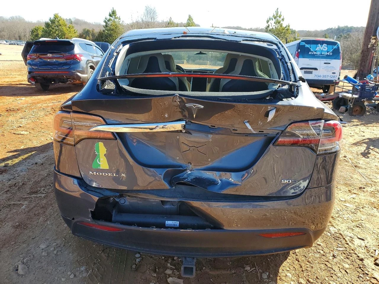 Tesla Model X 90D AWD, снимка 6 - Автомобили и джипове - 55107120