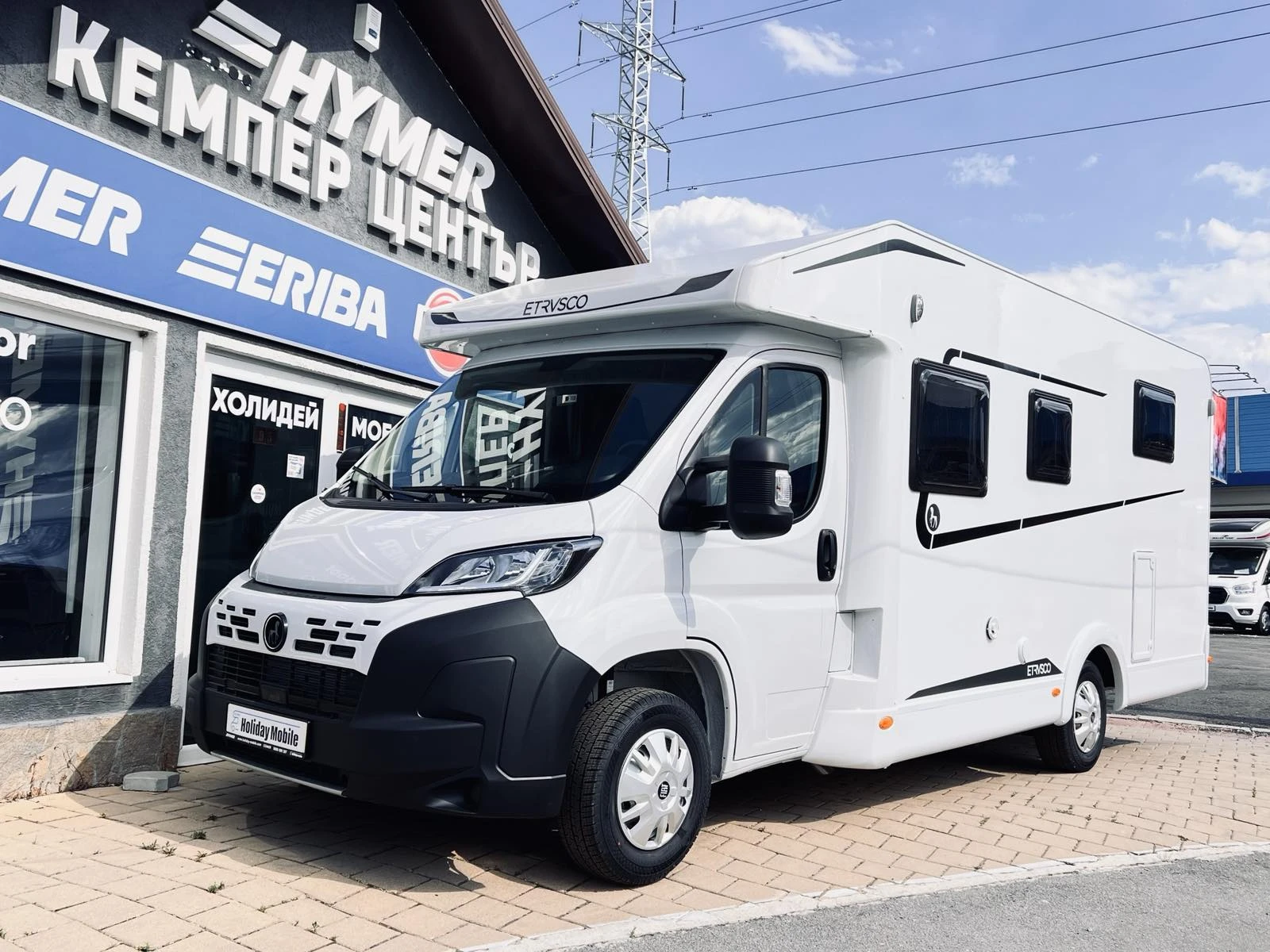 Кемпер HYMER / ERIBA Etrusco T69SB KЛИМАТИК WEBASTO СОЛАР , снимка 1