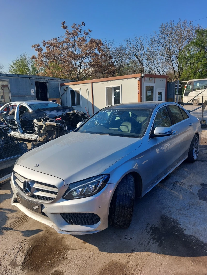 Mercedes-Benz C 220 d W205 AMG Панорама, снимка 2 - Автомобили и джипове - 49824763