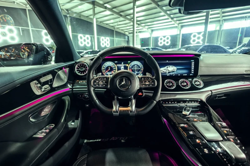 Mercedes-Benz AMG GT 53 4MATIC+ BLACK LINE BURMEISTER ЛИЗИНГ 100%, снимка 11 - Автомобили и джипове - 52961144