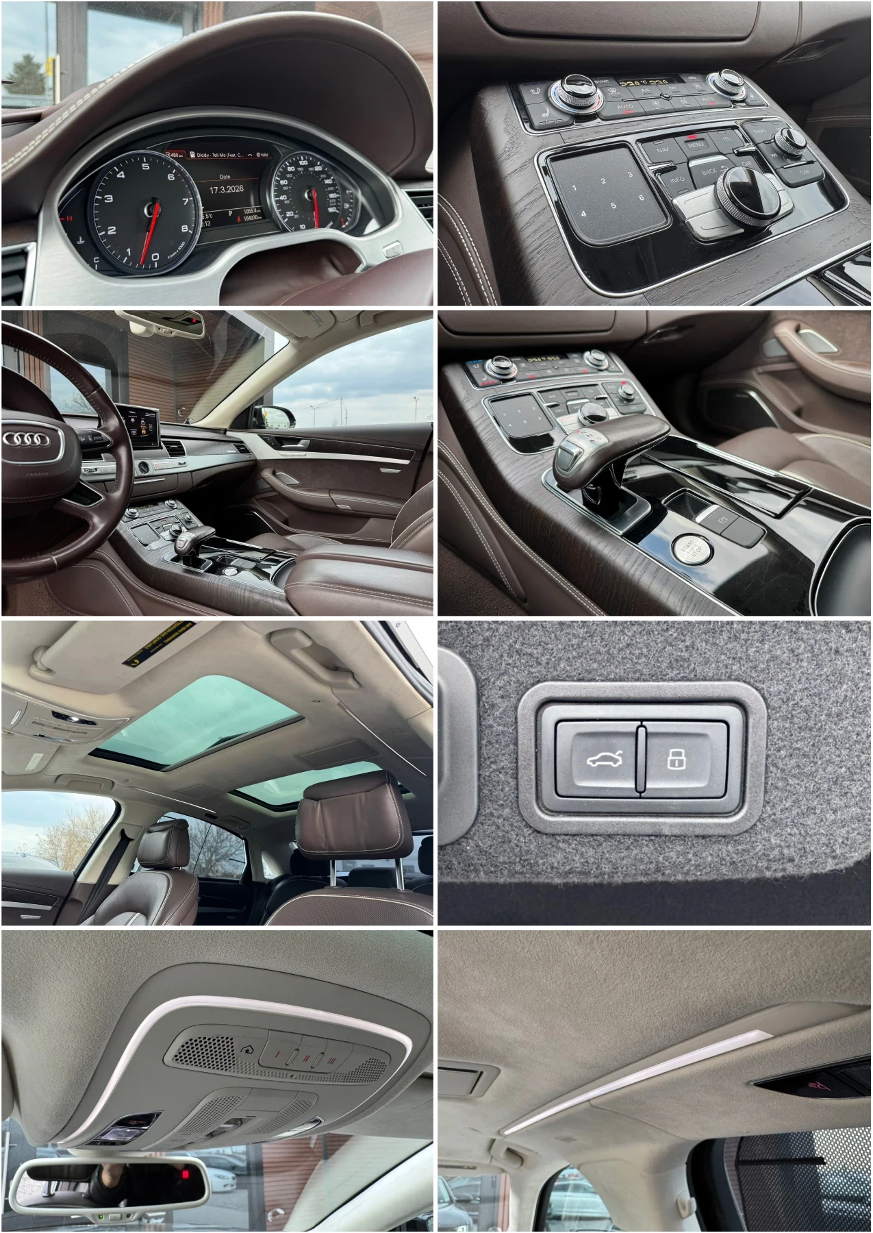 Audi A8 S8 Пакет* Matrix* BANG&OLUFSEN* Head Up* Design Se, снимка 15 - Автомобили и джипове - 53894674