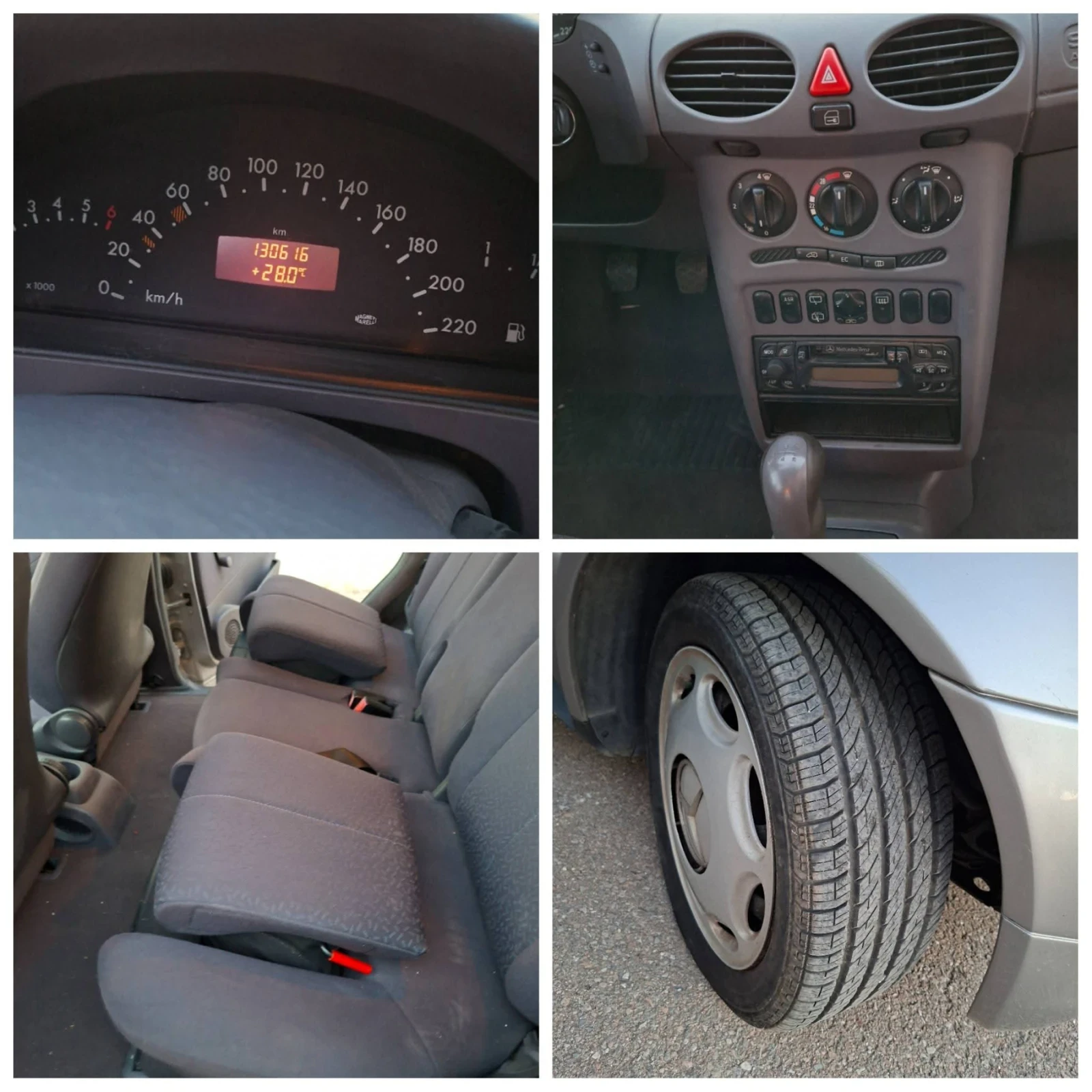 Mercedes-Benz A 140 Реални 130 000км , снимка 9 - Автомобили и джипове - 55570837