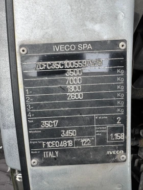 Iveco 35c17 Самосвал, снимка 4