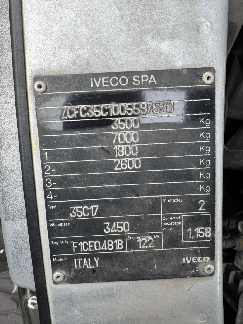 Iveco 35c17 Самосвал, снимка 4 - Бусове и автобуси - 52815262