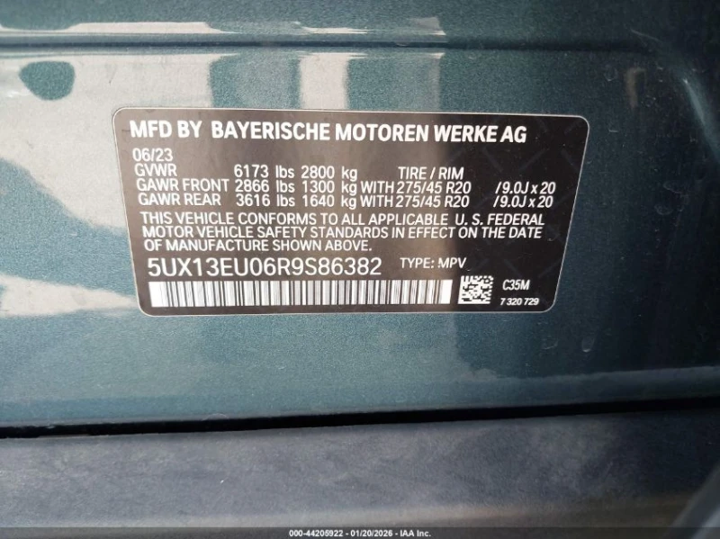 BMW X5 3.0L I-6 DI, DOHC, VVT, TURBO, 375HP 4X2 Drive, снимка 16 - Автомобили и джипове - 53203881