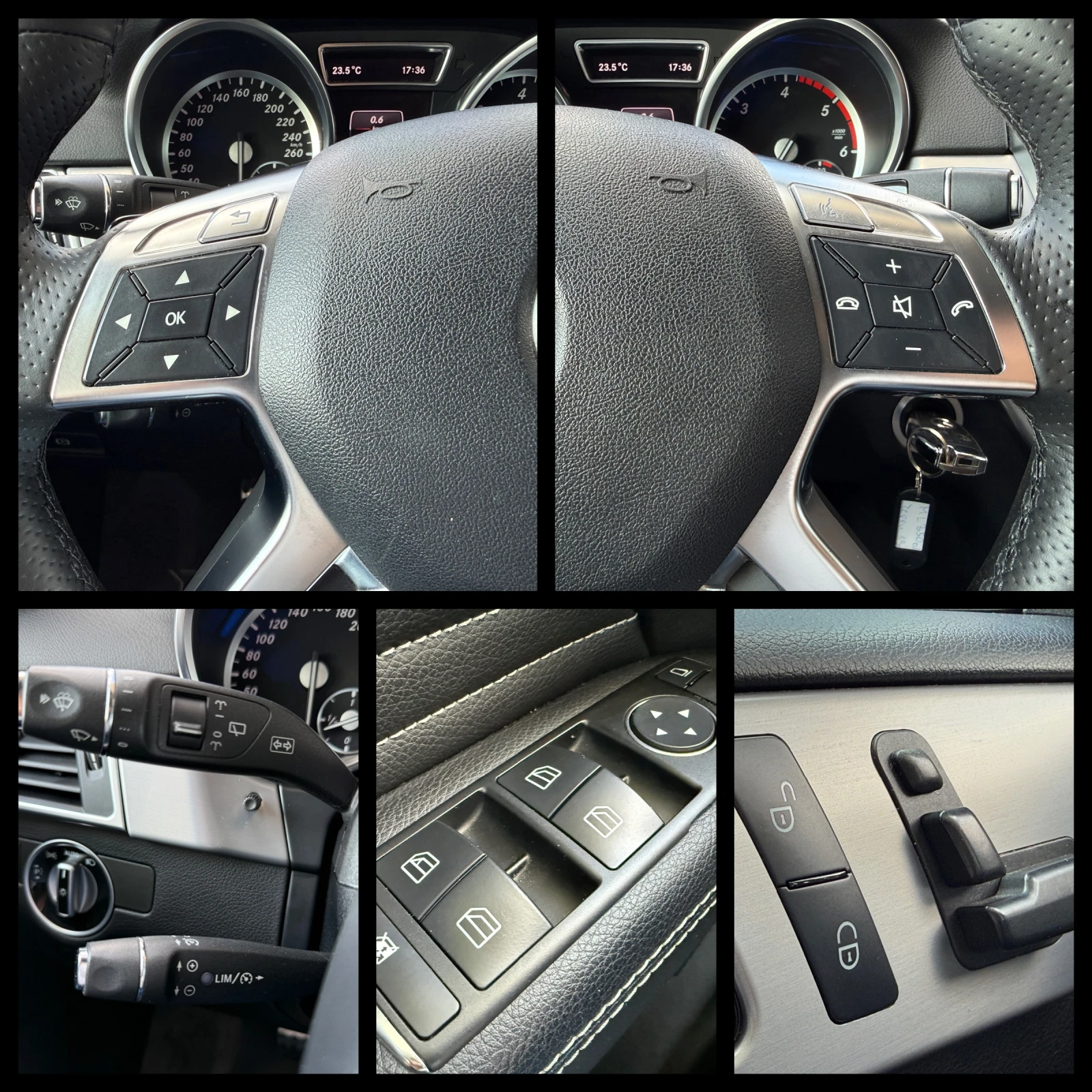 Mercedes-Benz ML 350 CDI 6 МЕСЕЦА ГАРАНЦИЯ/258к.с. AMG Pack/На Пружини, снимка 15 - Автомобили и джипове - 55832955