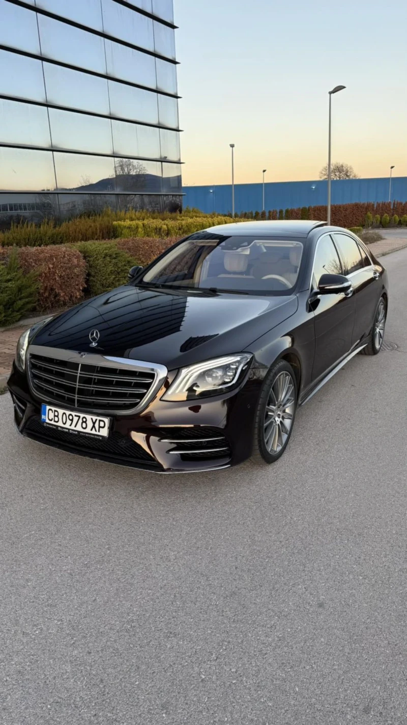 Mercedes-Benz S 560 * Long * AMG * 4 matic * Burmester * 3xTV * Pano, снимка 2 - Автомобили и джипове - 52044627